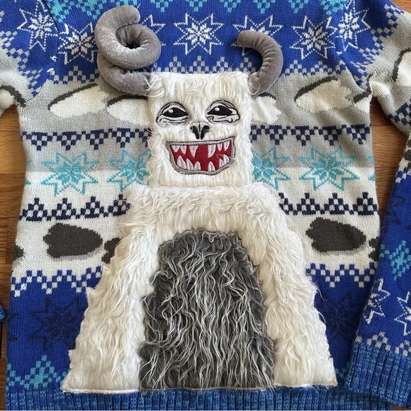 Celebrate Together “Yeti to Party” Ugly Christmas Sweater Women’s/Unisex Size S - Picture 6 of 9